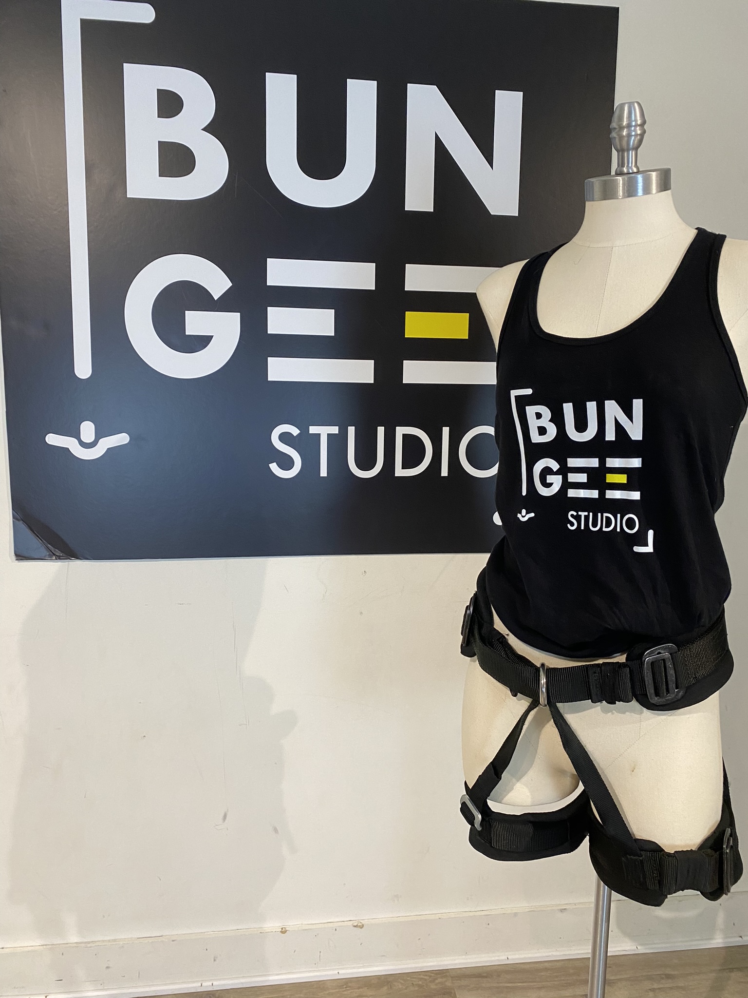 Harnais à jambières Bungee Fitness de face